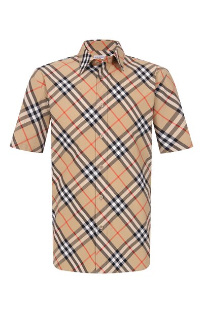 Мужская хлопковая рубашка BURBERRY, арт. 8087637