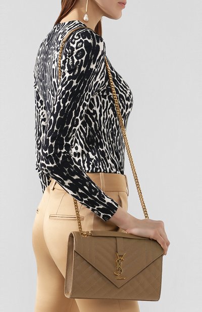 Сумка monogram envelope medium SAINT LAURENT, арт. 600185/B0W91, фото 5