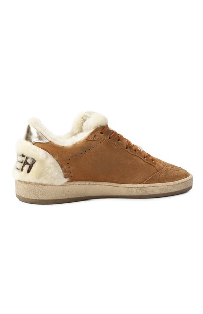 Замшевые кеды ball star GOLDEN GOOSE DELUXE BRAND, арт. GWF00117.F007475, фото 5