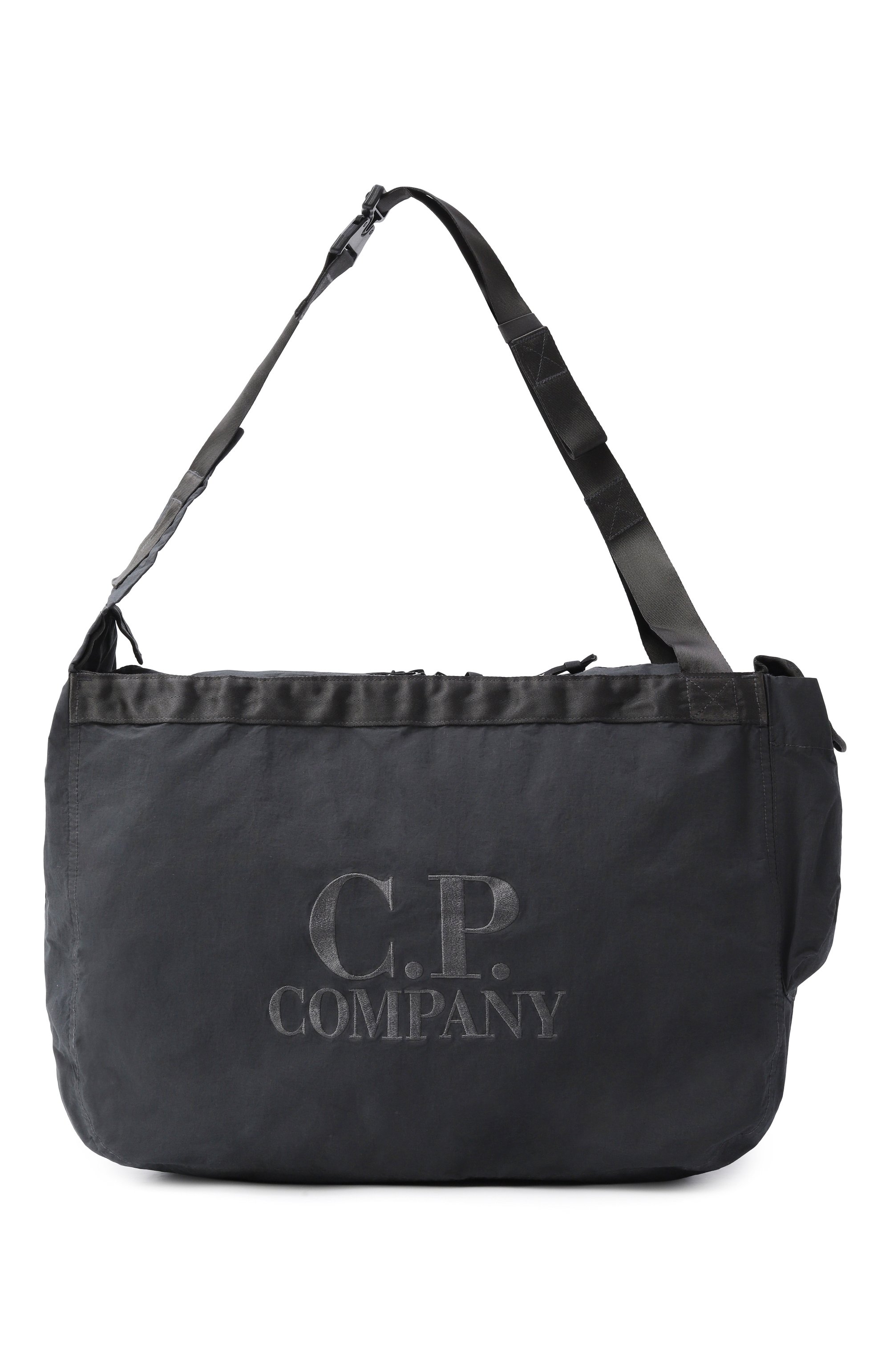 Сумка plain paper touch C.P. COMPANY темно-серого цвета по цене 30900 руб., арт. 19CMAC120A110188G, фото 1 Сумка plain paper touch C.P. COMPANY, арт. 19CMAC120A110188G, фото 1