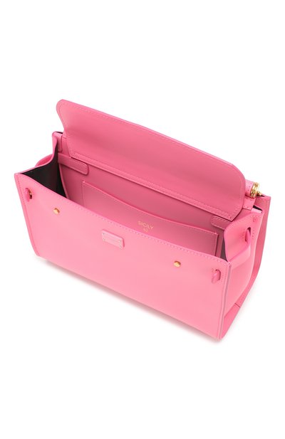 Сумка sicily 62 small DOLCE & GABBANA розового цвета по цене 234000 руб., арт. BB6625/AV385, фото 4 Сумка sicily 62 small DOLCE & GABBANA, арт. BB6625/AV385, фото 4