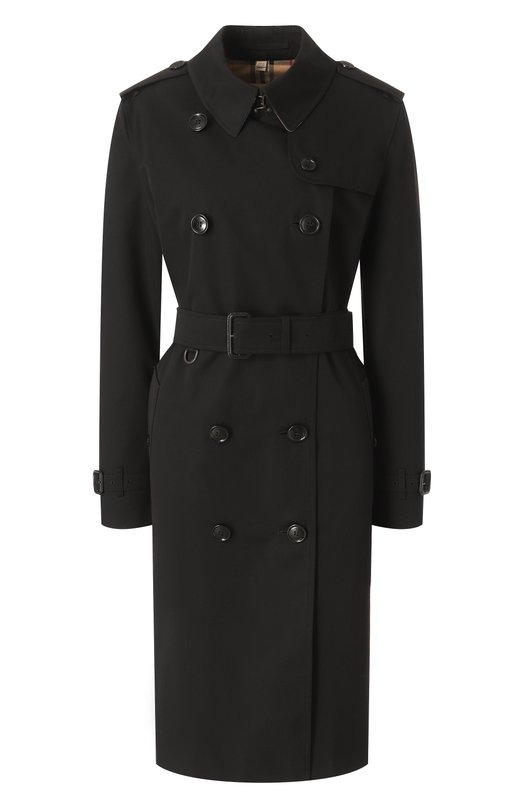 Хлопковый тренч Burberry 8079412 Чёрный 8079412