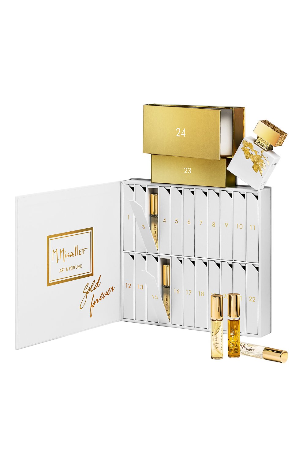 Набор ylang in gold (30+23x10ml) M. MICALLEF бесцветного цвета по цене 41400 руб., арт. 3760231013329, фото 1 Набор ylang in gold (30+23x10ml) M. MICALLEF, арт. 3760231013329, фото 1