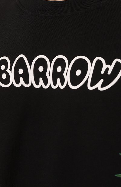 Хлопковый свитшот BARROW черного цвета по цене 35800 руб., арт. 034085, фото 5 Хлопковый свитшот BARROW, арт. 034085, фото 5