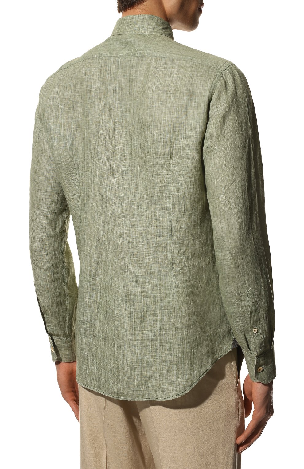 Льняная рубашка CORNELIANI, арт. 89P126-2111912/00, фото 4