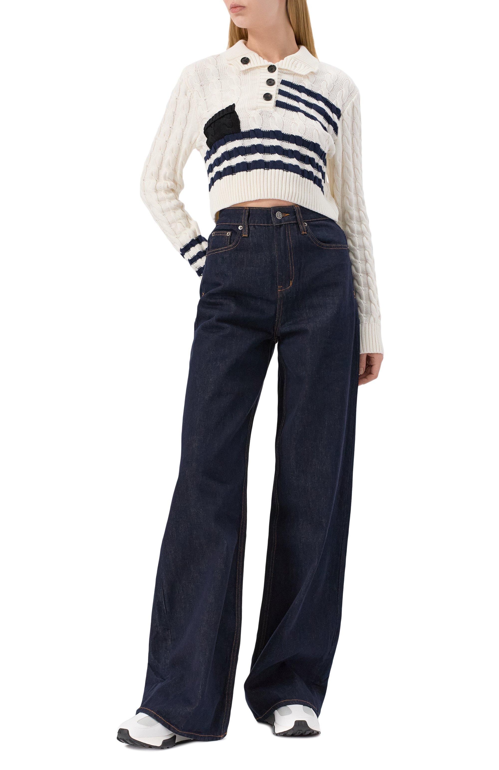 Хлопковое поло MSGM, арт. 3841MDM208/257279, фото 2