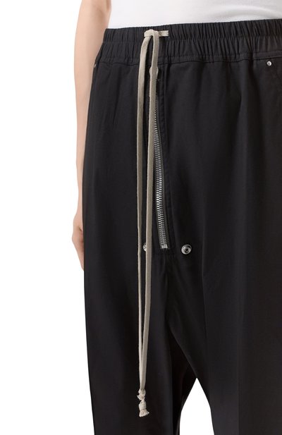 Хлопковые брюки RICK OWENS, арт. RU01F2361/TE, фото 5