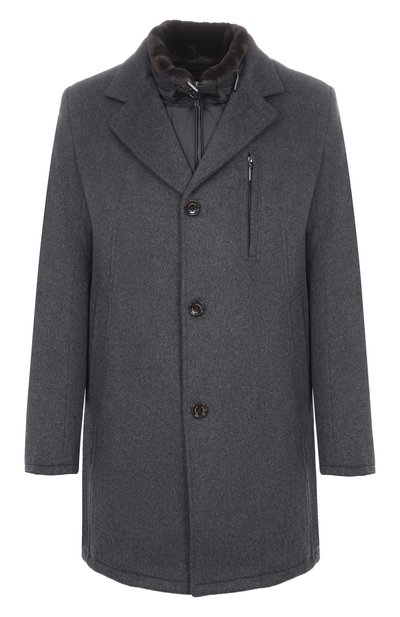 Мужское пальто из шерсти и вискозы GIMO'S, арт. 5W20.U.440.605