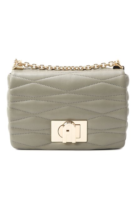 Женская сумка furla 1927 small FURLA хаки цвета, арт. WB01671/BX3221 | Фото 1 (Драгоценные камни: Проставлено; Материал сплава: Проставлено; Размер: small; Ремень/цепочка: На ремешке; �Материал: Натуральная кожа)