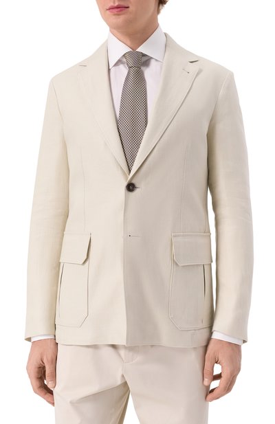 Льняной пиджак CORNELIANI, арт. 25X591-2514108, фото 5