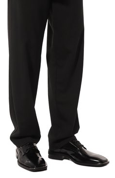 Мужские кожаные дерби MATTIA CAPEZZANI черного цвета, арт. M2021/ABRASIVAT0 | Фото 3 (Материал внутренний: �Натуральная кожа; Материал сплава: Проставлено; Нос: Не проставлено; Стили: Классический)