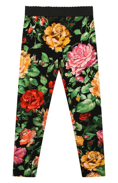 Хлопковые легинсы DOLCE & GABBANA, арт. L5JPB8/FSG9A