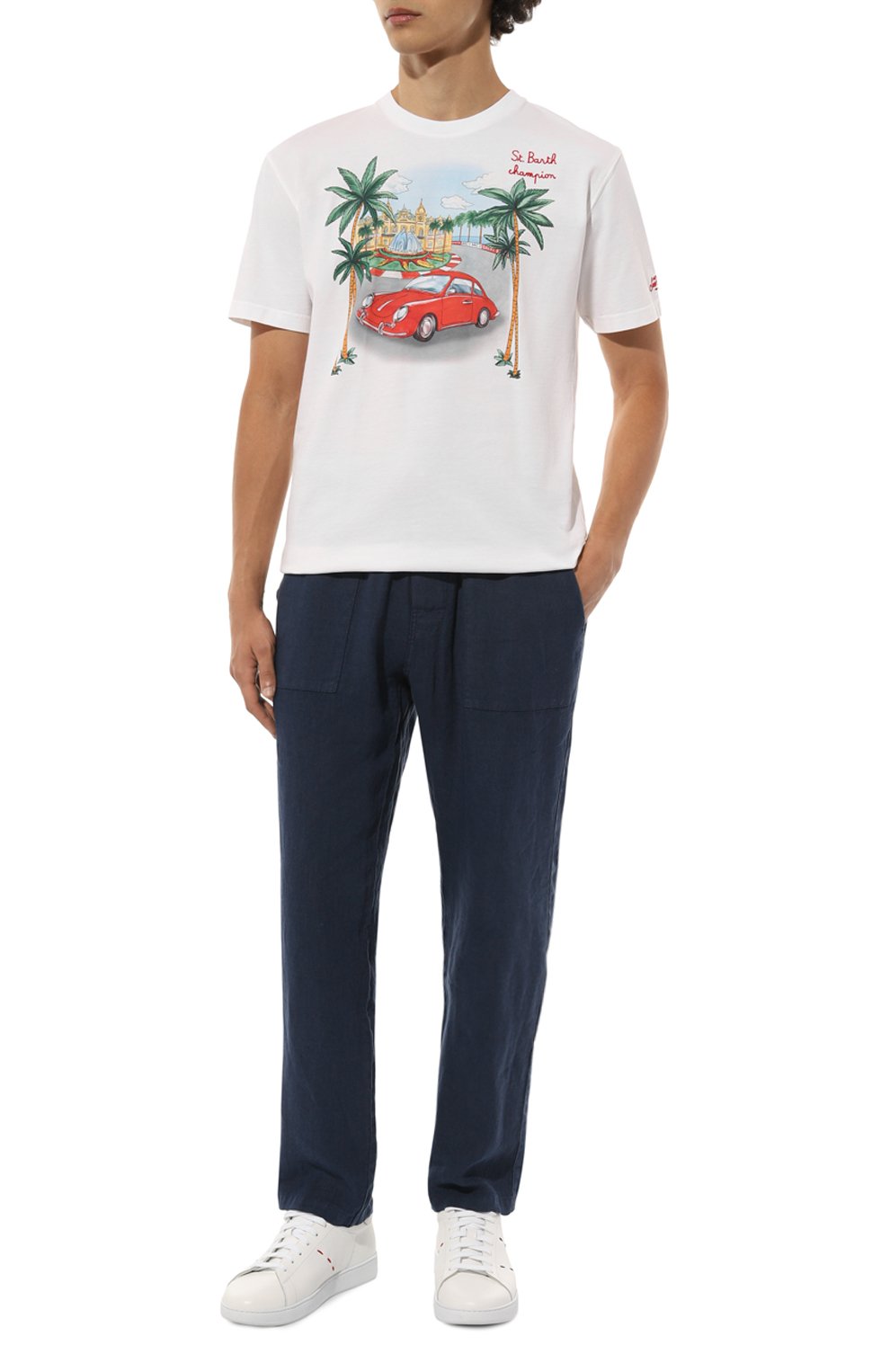 Хлопковая футболка MC2 SAINT BARTH, арт. STBM TSHIRT MAN/TSHM001/02203B, фото 2