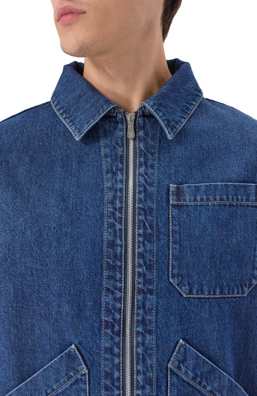 Джинсовая куртка Brunello Cucinelli M241P6912 Синий  M241P6912 Фото 5