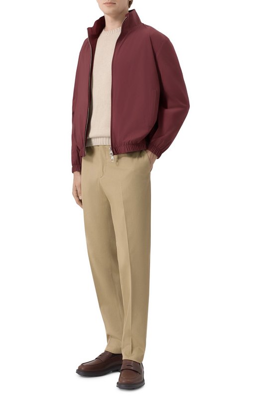 Хлопковые брюки Loro Piana FAM1901 Бежевый  FAM1901 Фото 2