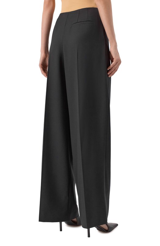Шерстяные брюки Nina Ricci 25ACPA009/WV0324 Чёрный  25ACPA009/WV0324 Фото 4