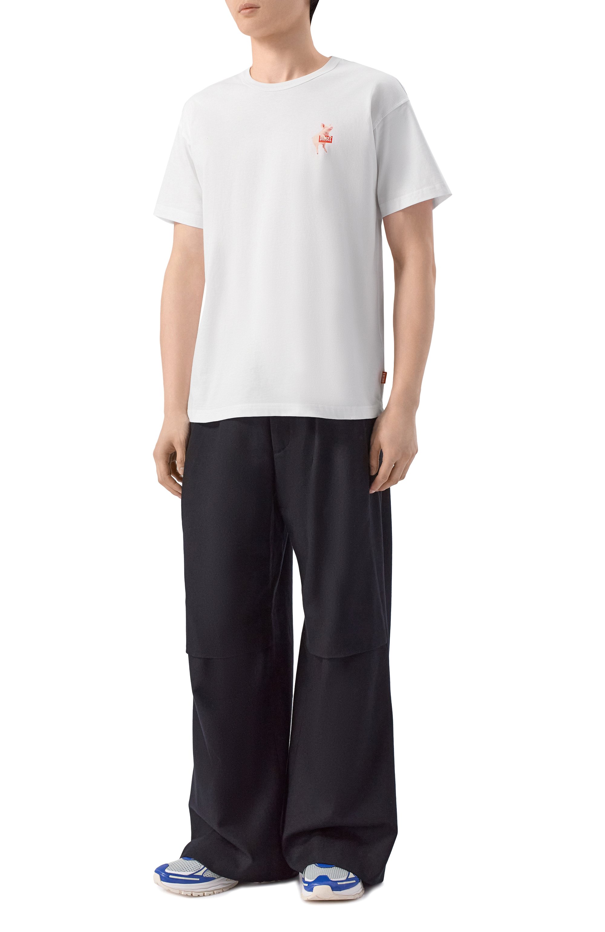 Хлопковая футболка DIESEL, арт. A22005/0PLAT, фото 2