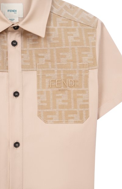 Хлопковая рубашка FENDI, арт. JMC204/AS5Y/8A-12+, фото 3