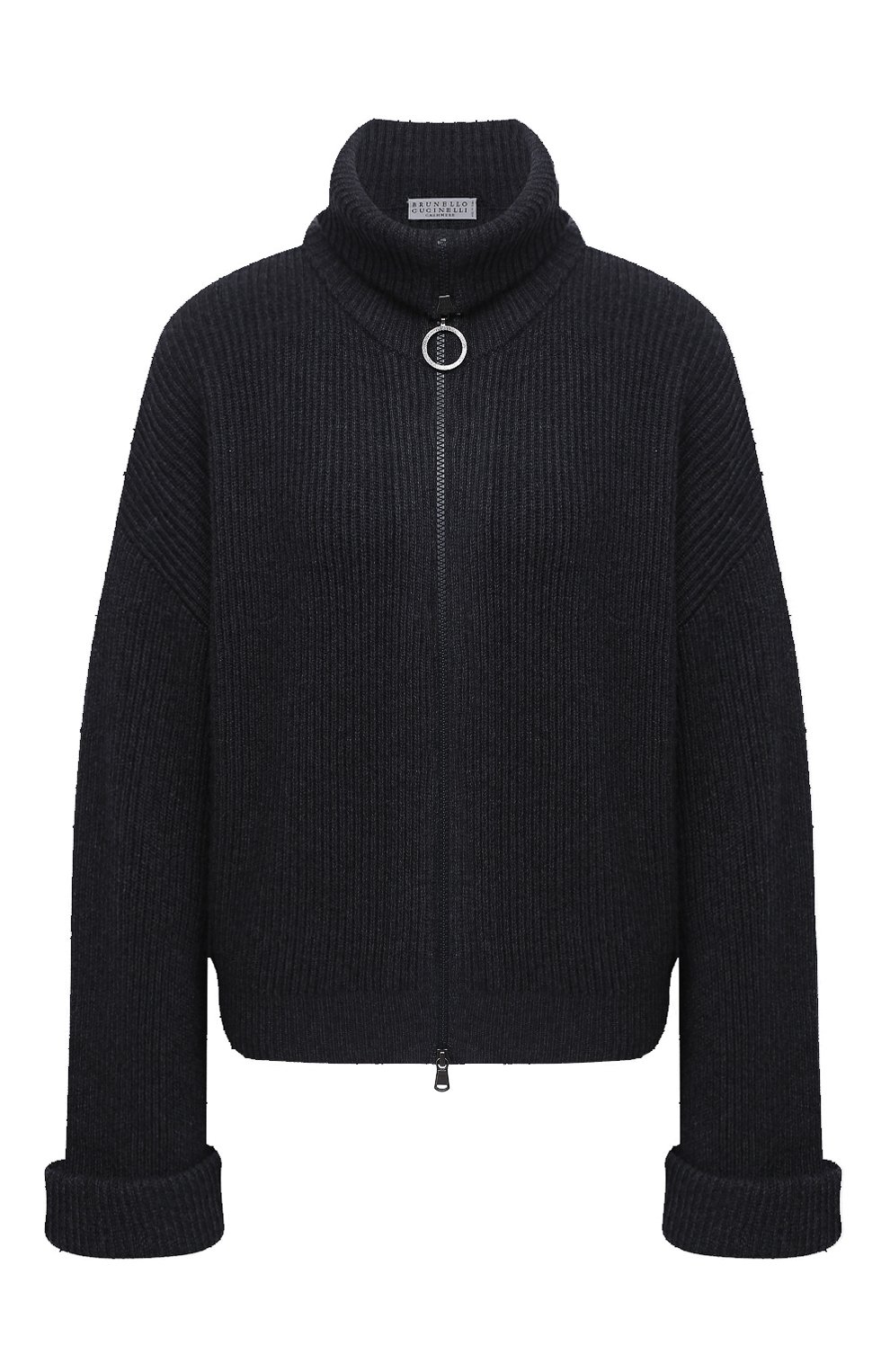 Кашемировый кардиган BRUNELLO CUCINELLI черного цвета по цене 350500 руб., арт. M12711006, фото 1 Кашемировый кардиган BRUNELLO CUCINELLI, арт. M12711006, фото 1