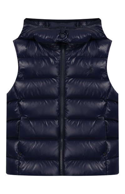 Пуховый жилет с капюшоном POLO RALPH LAUREN, арт. 313748073, фото 1
