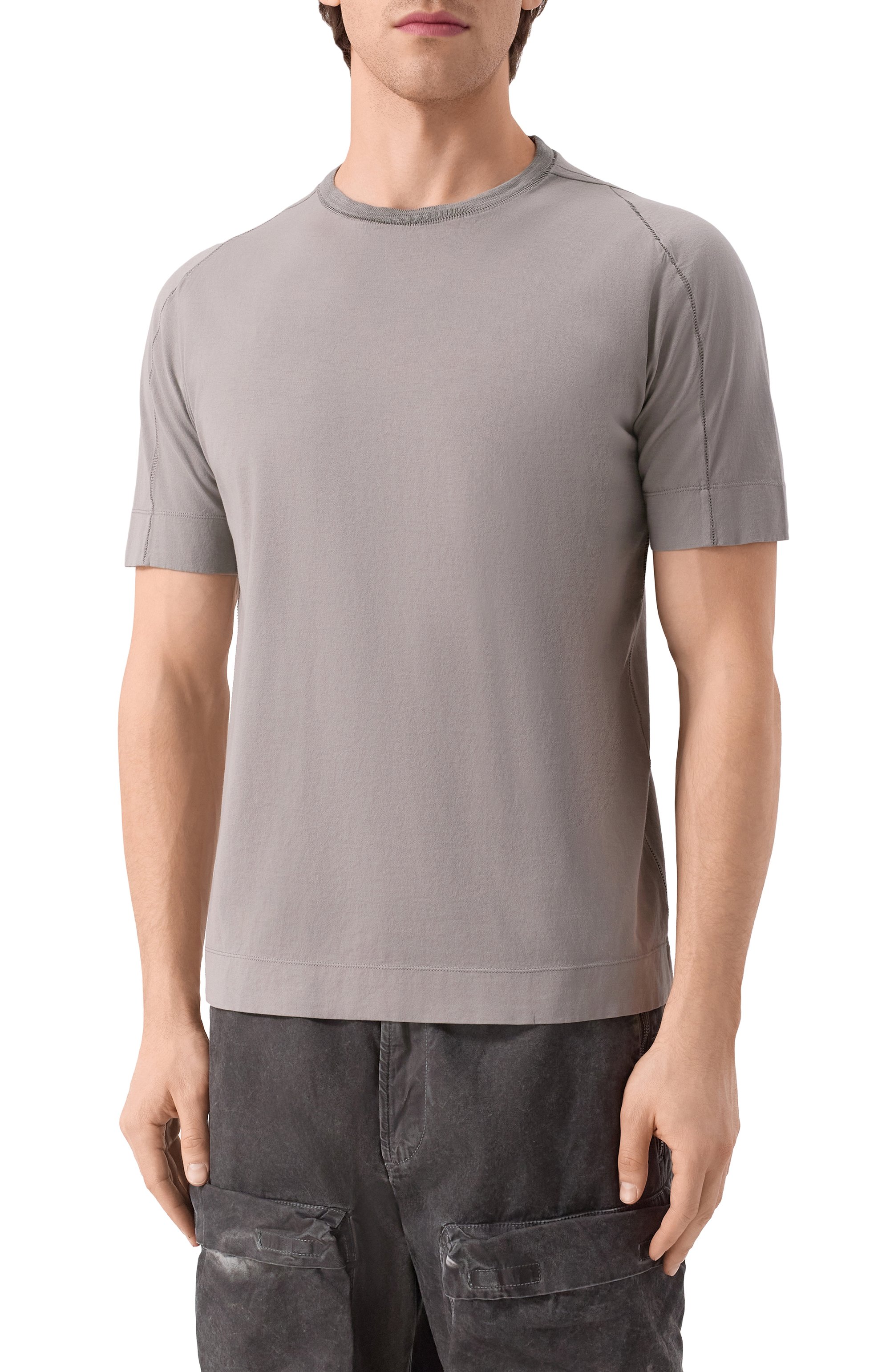 Хлопковая футболка TRANSIT, арт. CFUTRZ1360, фото 3