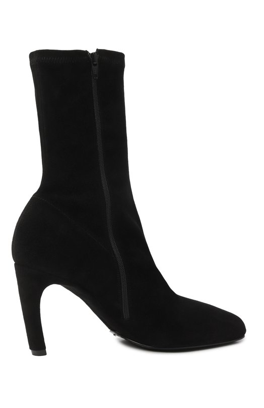 Замшевые ботильоны Dries Van Noten W232-201/135 Чёрный  W232-201/135 Фото 5