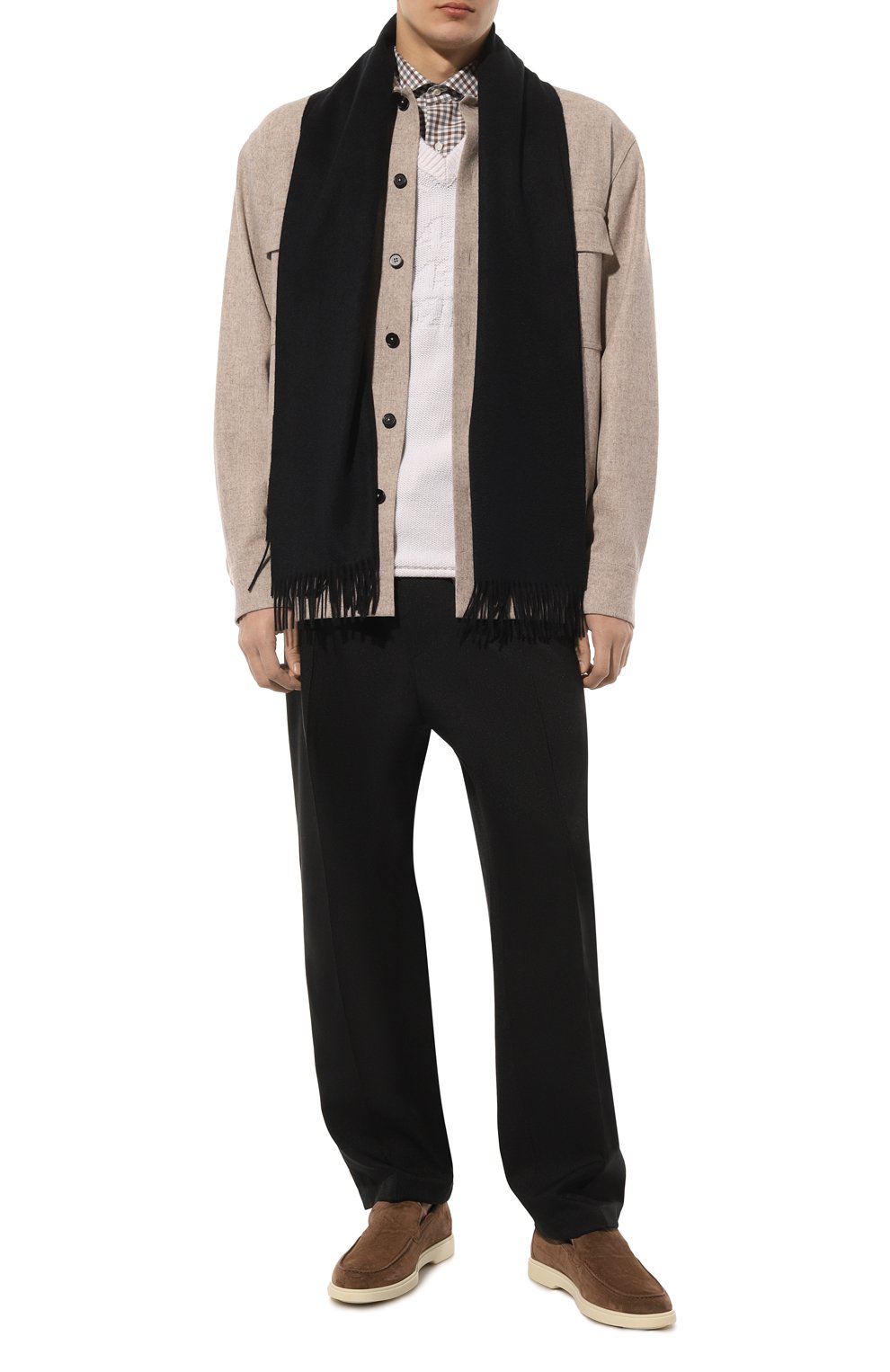 Кашемировый шарф ZEGNA, арт. E8L41SA6/26N, фото 2