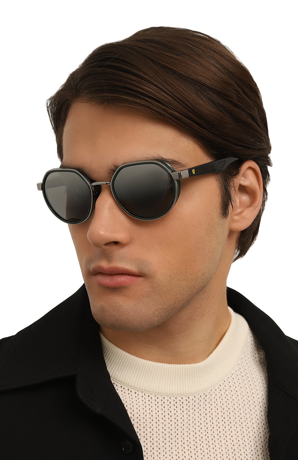 Солнцезащитные очки RAY-BAN черного цвета по цене 30700 руб., арт. 3703M-F0786G, фото 3 Солнцезащитные очки RAY-BAN, арт. 3703M-F0786G, фото 3