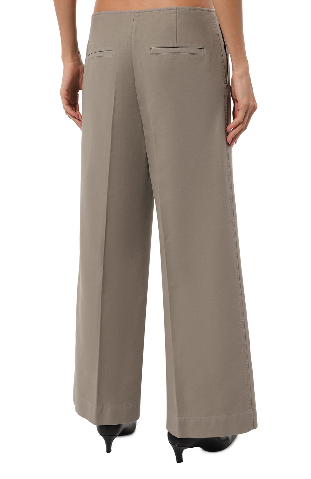 Хлопковые брюки TOTEME, арт. 243-WRB3748-FB0189, фото 4