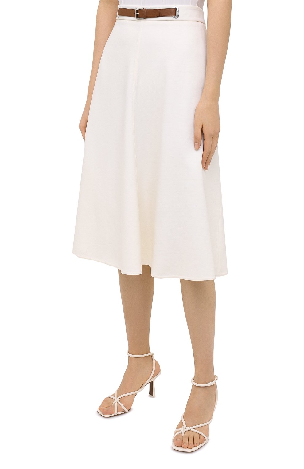 Шерстяная юбка RALPH LAUREN кремового цвета по цене 219500 руб., арт. 293829101, фото 3 Шерстяная юбка RALPH LAUREN, арт. 293829101, фото 3