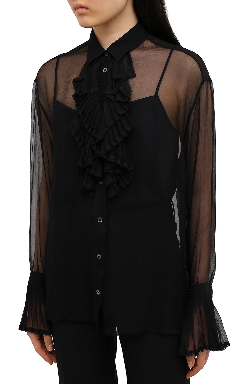 Шелковая блузка MAISON MARGIELA, арт. S29DL0190/S38057, фото 3