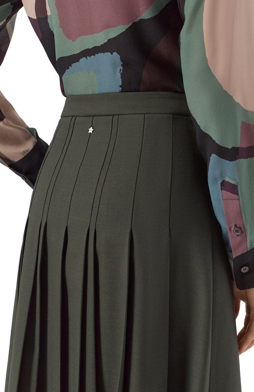 Плиссированная юбка Lorena Antoniazzi G041A/9612 Хаки  G041A/9612 Фото 5