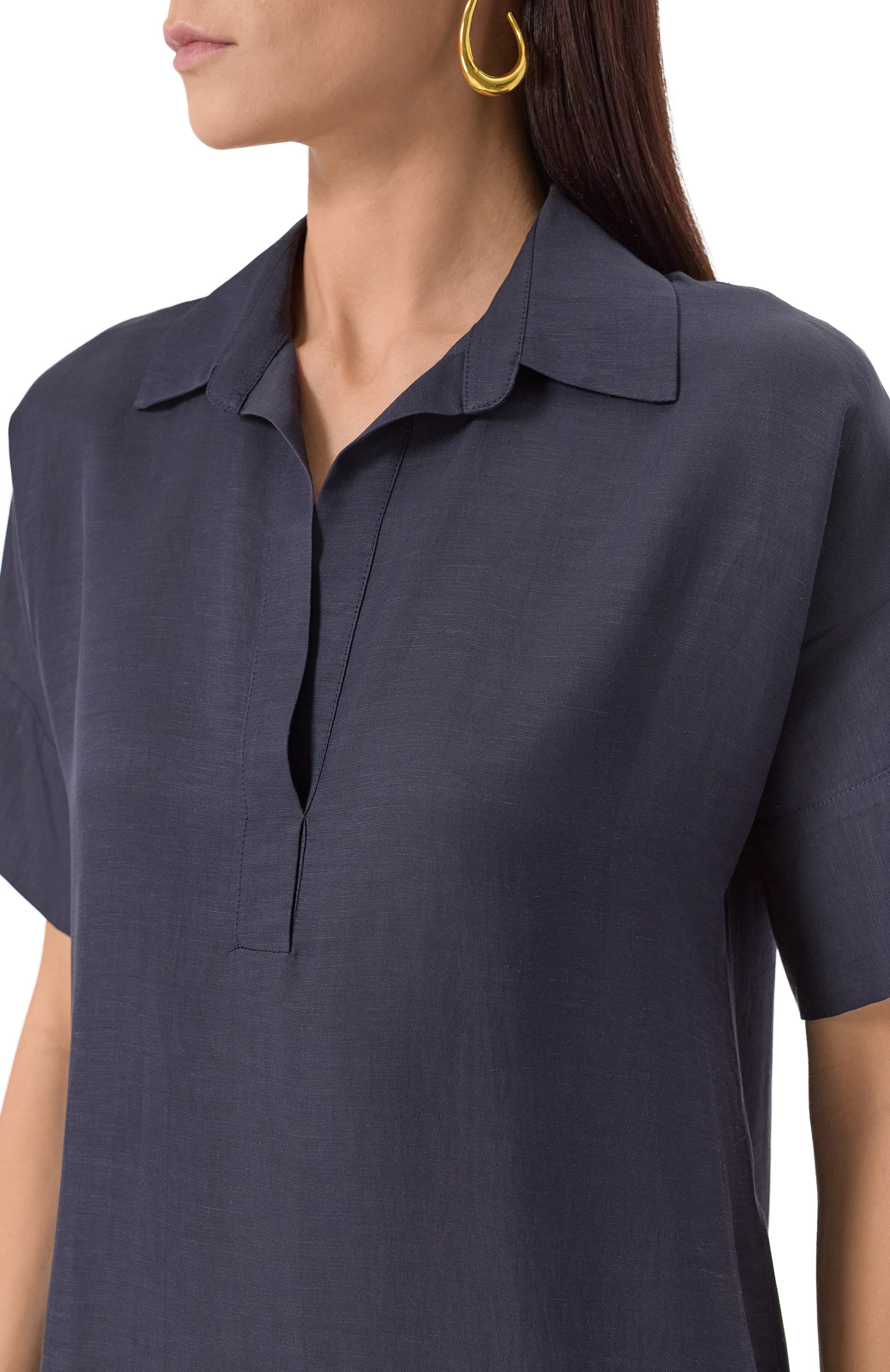 Платье из вискозы и льна ANTONELLI FIRENZE, арт. L6579N/922, фото 5