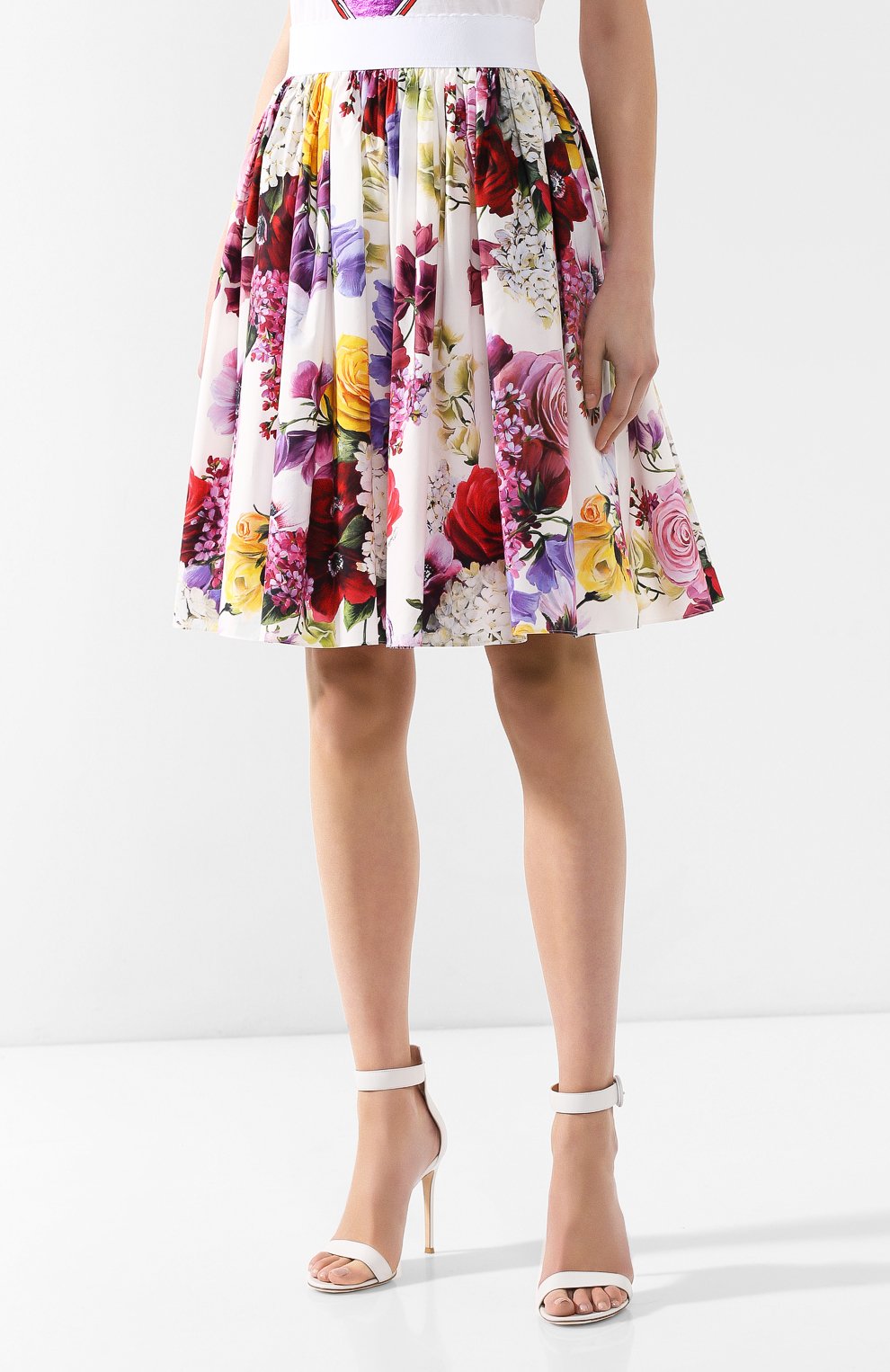 Хлопковая юбка DOLCE & GABBANA, арт. F4BC7T/GDL71, фото 3