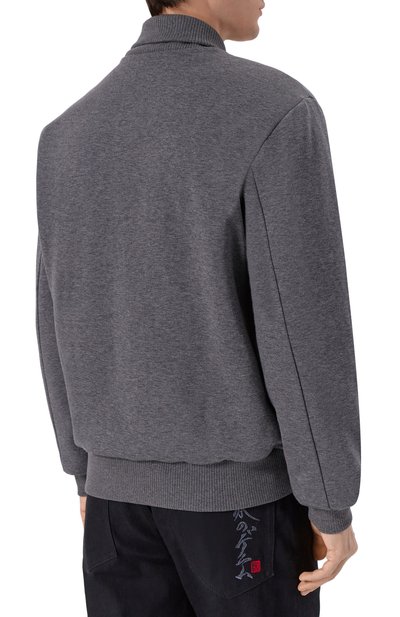 Толстовка из хлопка и шерсти BOSS, арт. 50549302, фото 4