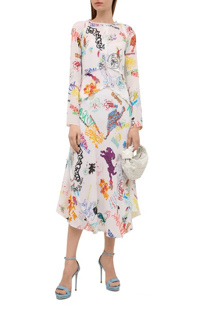 Платье из вискозы DSQUARED2 разноцветного цвета по цене 105500 руб., арт. S75CV0502/S54422, фото 2 Платье из вискозы DSQUARED2, арт. S75CV0502/S54422, фото 2