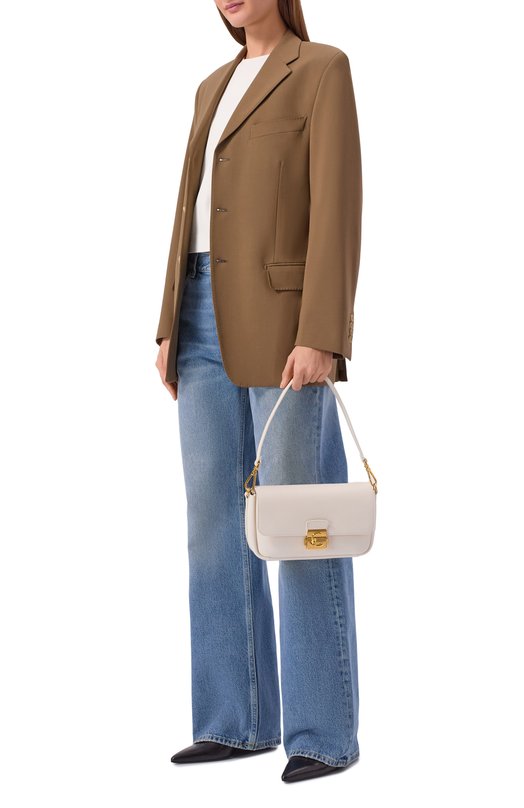 Сумка C-Me Lock medium Coccinelle E1 U4K 12 02 01 Кремовый  E1 U4K 12 02 01 Фото 7