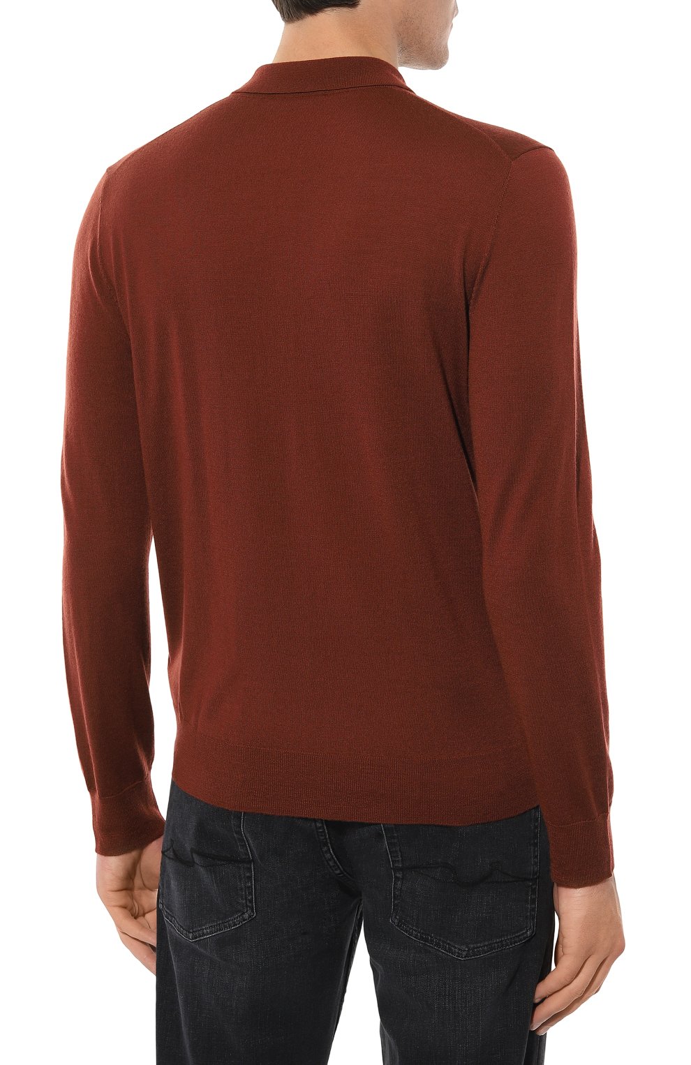 Шерстяное поло VAN LAACK светло-коричневого цвета по цене 24000 руб., арт. SABRI/S00173, фото 4 Шерстяное поло VAN LAACK, арт. SABRI/S00173, фото 4