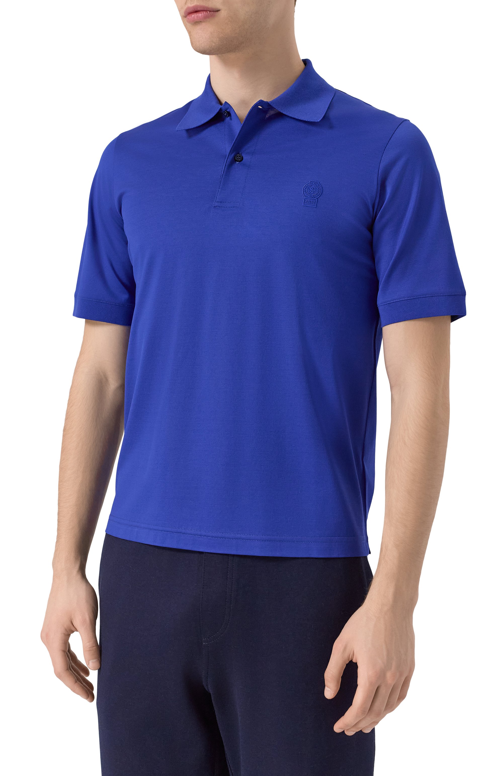 Хлопковое поло ZILLI, арт. KBP005M0100VZCR00, фото 3