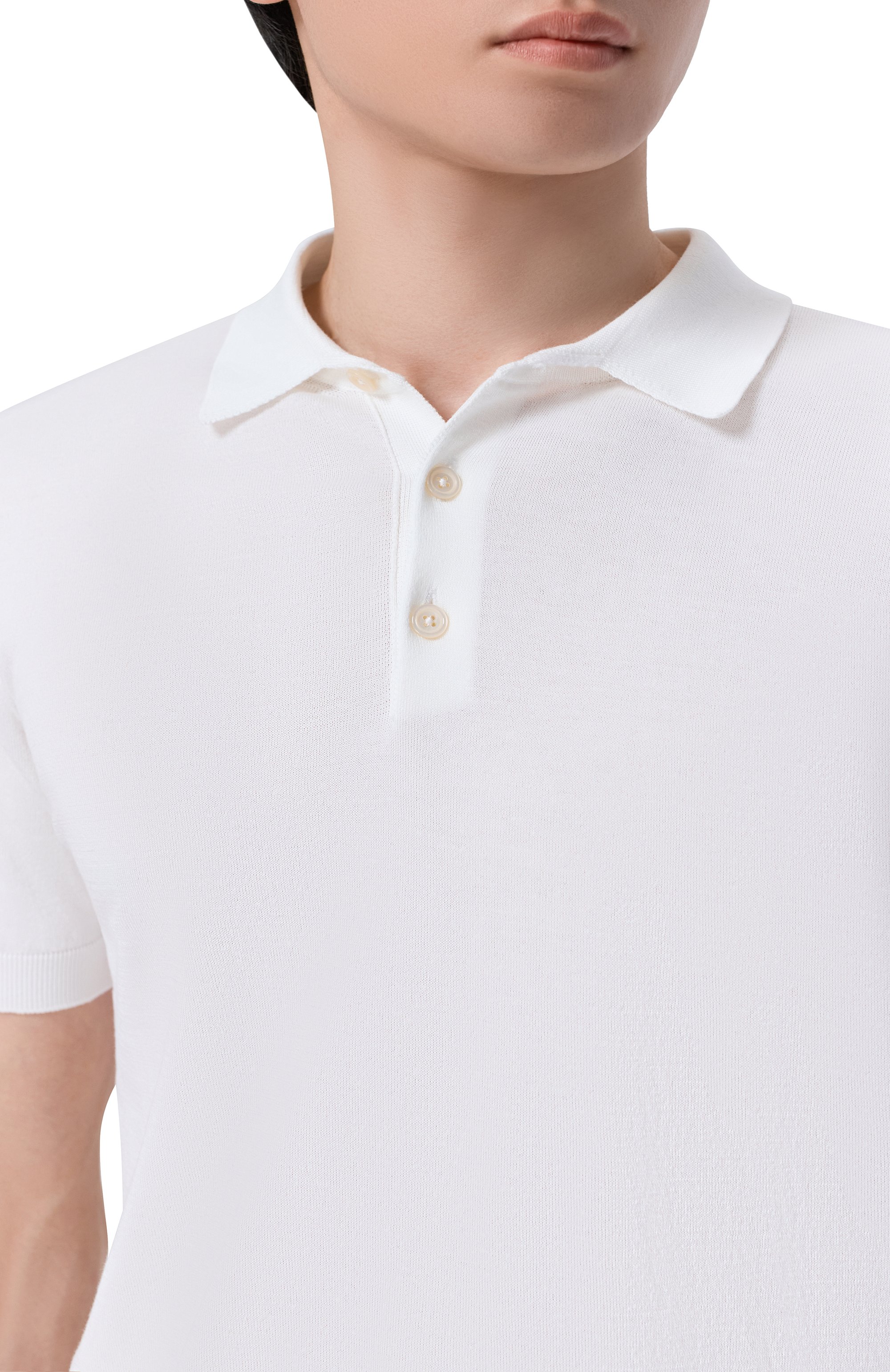 Хлопковое поло ANDREA CAMPAGNA, арт. M5426-8056, фото 5