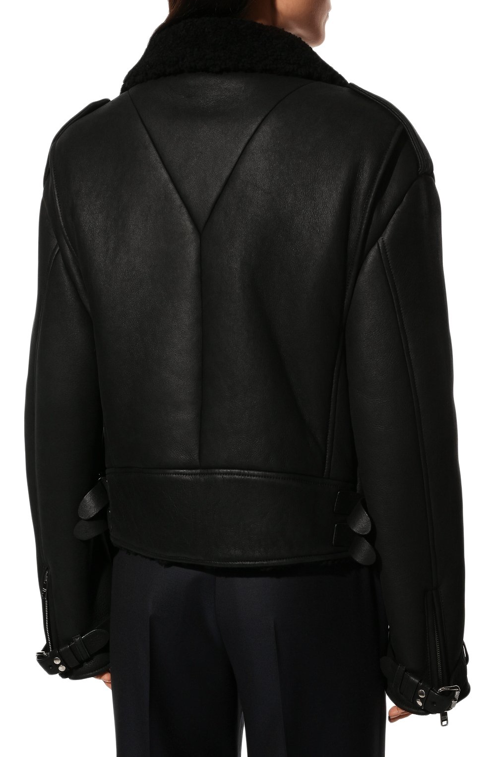 Дубленка из овчины PRADA, арт. 58939-1H44-F0002,  фото 4
