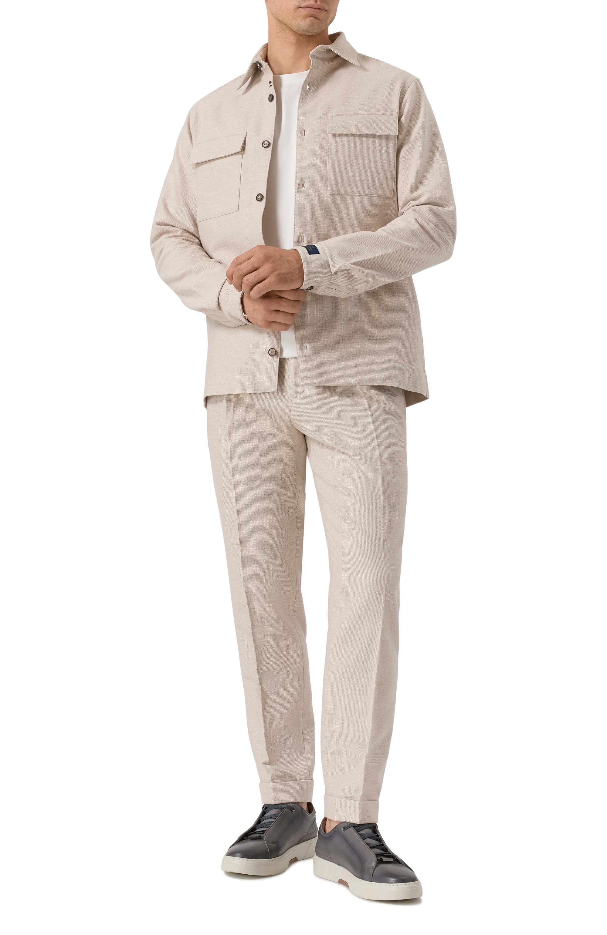 Кожаные кеды gary BOSS, арт. 50546855, фото 2