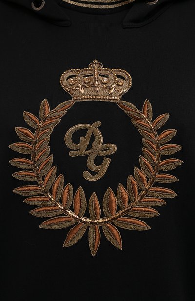 Хлопковое худи DOLCE & GABBANA, арт. F9F07Z/G7W0M, фото 5