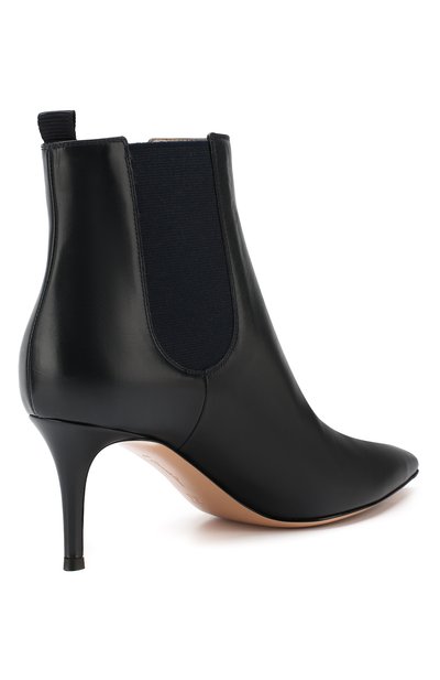 Кожаные ботильоны GIANVITO ROSSI темно-синего цвета по цене 112500 руб., арт. G73924.70RIC.VITDENI, фото 4 Кожаные ботильоны GIANVITO ROSSI, арт. G73924.70RIC.VITDENI, фото 4