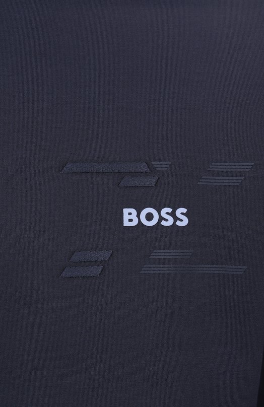 Хлопковая толстовка BOSS Green 50530036 Синий  50530036 Фото 6