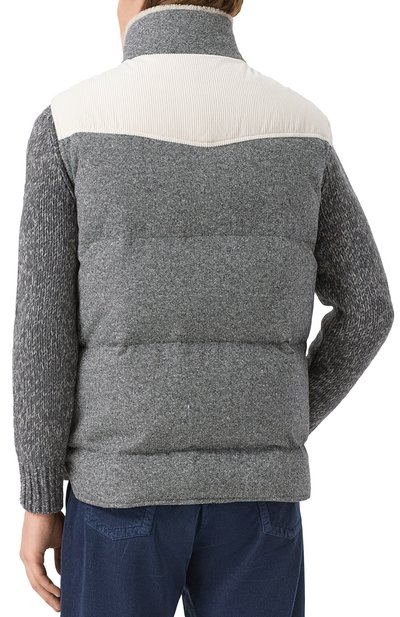 Пуховый жилет BRUNELLO CUCINELLI, арт. MQ4651942, фото 4