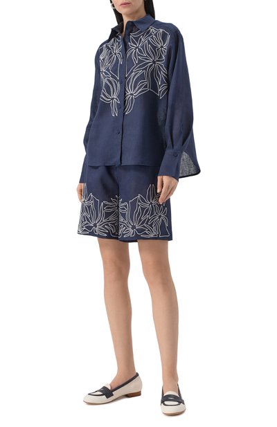 Текстильные пенни-лоферы new college AGL, арт. D778005PC/K7769, фото 2