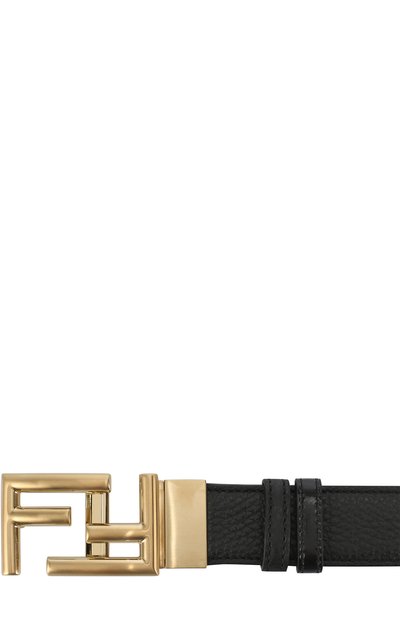Кожаный ремень с фигурной пряжкой FENDI, арт. 7C0344/70J, фото 3