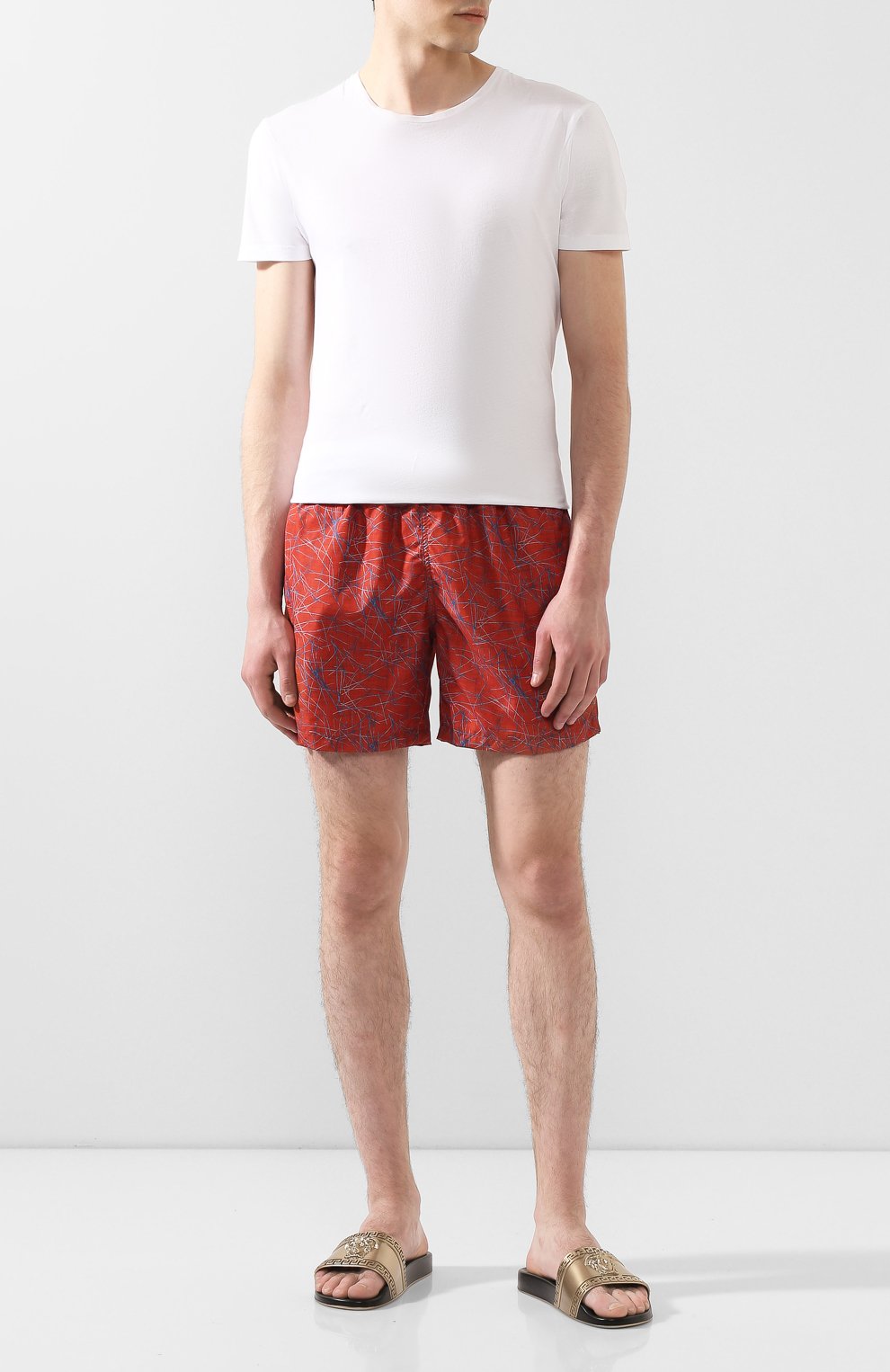 Резиновые шлепанцы с отделкой VERSACE, арт. DSU5883/DG0LG, фото 2