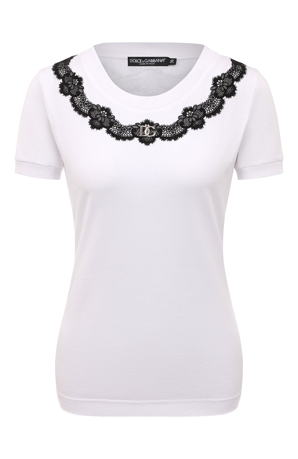 Хлопковая футболка DOLCE & GABBANA, арт. F8T00Z/G7H1Z, фото 1